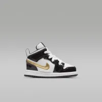 Nike Jordan 1 Mid SE Baby/Toddler Кроссовки цвет черный
