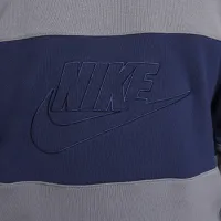Nike Club чоловічі French Terry Color-Blocked Crew колір сірий
