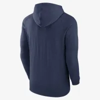 Tampa Bay Rays Authentic Collection чоловічі Nike Dri-FIT MLB Pullover Толстовка з капюшоном блакитний