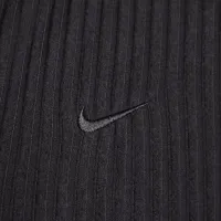 Nike Sportswear Chill Rib женская Slim Full-Zip Cardigan (большие размеры) цвет черный