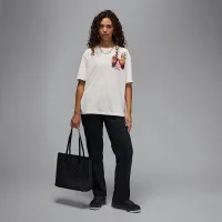 Nike Jordan жіноча Graphic футболка колір білий