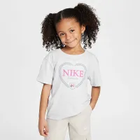 Nike Little дитячі Game, Swoosh, Match Boxy футболка колір сірий