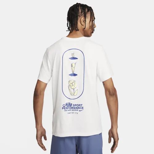Nike чоловічі Dri-FIT Fitness футболка колір сірий