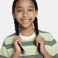 Nike Sportswear Essentials+ Big детские (Girls') Boxy футболка цвет зеленый