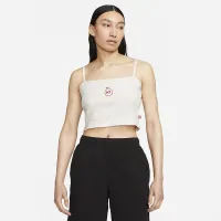 Nike SB N7 жіноча Ribbed Crop Top колір білий