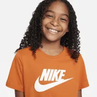 Nike Sportswear Big детские хлопковыефутболка Orange