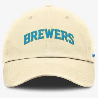 Milwaukee Brewers Club чоловічі Nike MLB Adjustable Hat колір білий