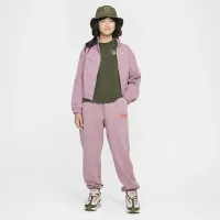 Nike Sportswear Club Fleece Girls' Loose Pants цвет фиолетовый