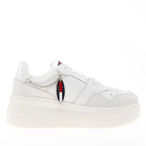 Кроссовки Tommy Jeans TJW Retro Flatform Charm EN0EN02421-YBL - Белые