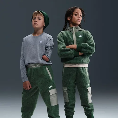 Nike Sportswear Club Fleece Big дитячі Cargo Pants колір зелений