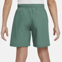 Nike Multi Big детские (Boys') Dri-FIT Training Shorts цвет зеленый
