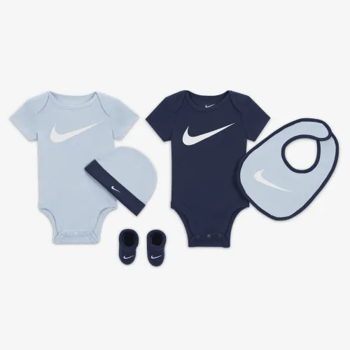 Nike Baby Essentials Baby (0-9M) 5-Piece Boxed Gift комплект блакитний