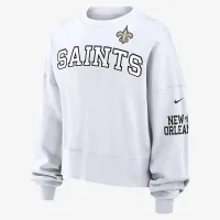 New Orleans Saints жіноча Nike NFL Pullover Crew колір білий