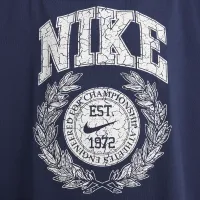 Nike Sportswear Essential женская оверсайз футболка синий