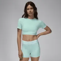 Nike Jordan Sport женская Bodycon Performance Top цвет зеленый