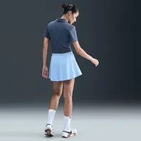 NikeCourt Heritage женская Short-Sleeve Cropped Tennis Polo синий