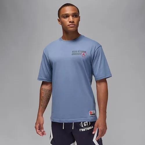 Nike Jordan Sport x Howard University чоловічі Dri-FIT футболка блакитний