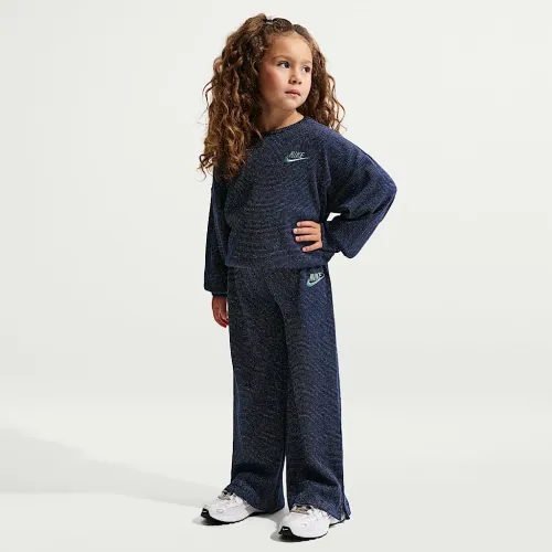 Nike Little дитячі 2-Piece Lurex Waffle комплект блакитний
