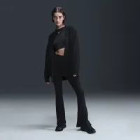 Nike Sportswear Phoenix Cozy Букле женская оверсайз Knit Cardigan цвет черный