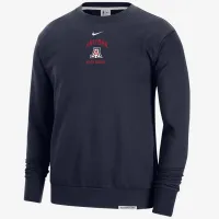 Arizona Standard Issue мужские Nike College Fleece Crew-Neck свитшот синий