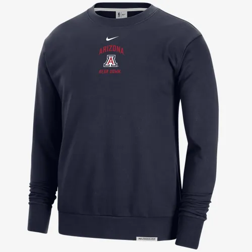 Arizona Standard Issue мужские Nike College Fleece Crew-Neck свитшот синий
