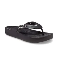 Шлёпанцы Crocs Classic Platform Flip 207714-001 - Черные