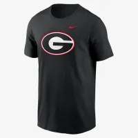 Georgia Bulldogs Primetime Logo мужские Nike College футболка цвет черный