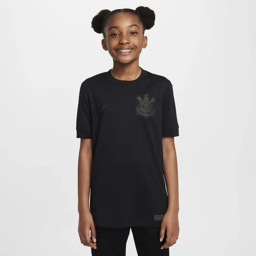 S.C. Corinthians 2024/25 Stadium Away Big дитячі Nike Dri-FIT Soccer Replica Jersey колір чорний