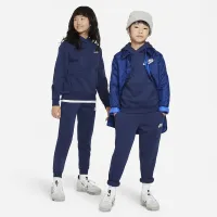 Nike Sportswear Club Fleece Big детские Pullover Толстовка с капюшоном синий