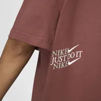 Nike Sportswear женская Crew-Neck футболка цвет коричневый