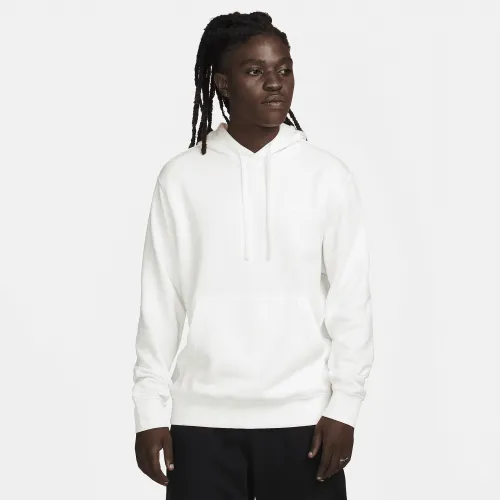 Nike Sportswear Club Fleece Pullover Толстовка с капюшоном цвет белый