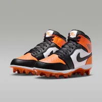Nike Jordan 1 Mid TD мужские Football Cleat Orange