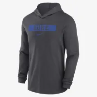 Duke синий Devils Sideline мужские Nike Dri-FIT College Long-Sleeve Hooded Top цвет серый