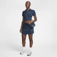 Nike Sportswear Essential женская Short-Sleeve Polo Top синий