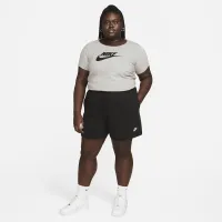 Nike Sportswear Essentials жіноча Logo футболка (великі розміри) колір сірий