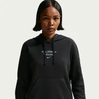 Nike женская волейбольные Pullover Толстовка с капюшоном цвет черный