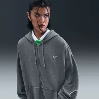 Nike x Martine Rose мужские Full-Zip Толстовка с капюшоном цвет серый