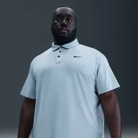Nike Tour чоловічі Dri-FIT Solid для гольфу Polo блакитний
