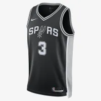 San Antonio Spurs Icon Edition 2022/23 мужские Nike Dri-FIT NBA Swingman Jersey цвет черный