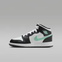 Nike Air Jordan 1 Mid Big дитячі Кросівки колір білий