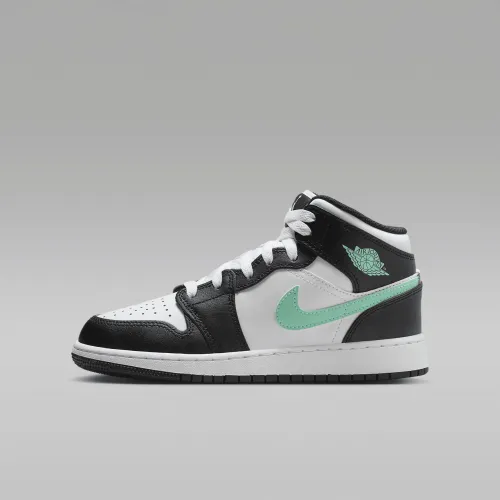 Nike Air Jordan 1 Mid Big дитячі Кросівки колір білий