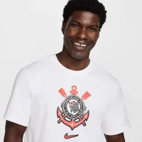 S.C. Corinthians мужские Nike Soccer футболка цвет белый