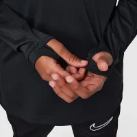 Nike Academy Big детские Dri-FIT Long-Sleeve 1/4-Zip Soccer Drill Top цвет черный
