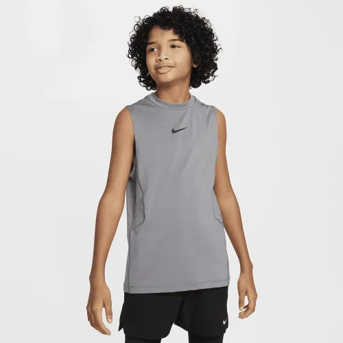 Nike Pro Big дитячі (для хлопчиків) Sleeveless Top колір сірий