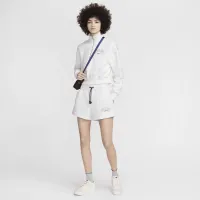 Nike Sportswear Phoenix Fleece жіноча 1/2-Zip Cropped світшот колір коричневий