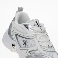 Кросівки Calvin Klein Retro Tennis Low Lace MH ML MR YW0YW01381-01V - біло-сірі