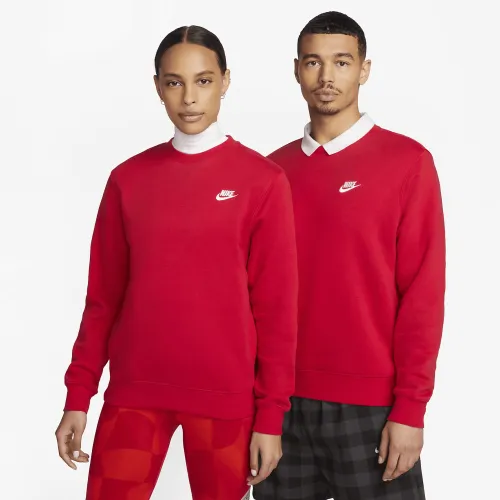 Nike Sportswear Club Fleece чоловічі Crew колір червоний