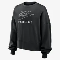 Nike Phoenix Fleece жіноча Pickleball Crew-Neck світшот колір чорний