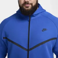 Nike Tech мужские Full-Zip Windrunner Толстовка с капюшоном синий