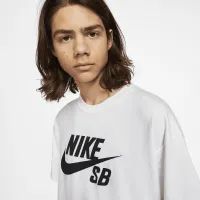 Nike SB Logo Skate футболка цвет белый